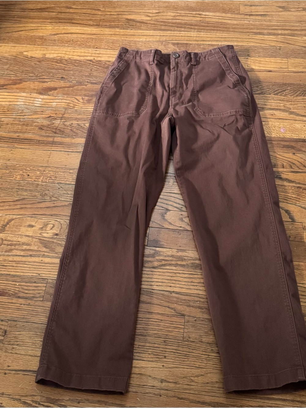 Patagonia Straight-Leg Utility Pants in Deep Brown Otter Brown 10 EUC